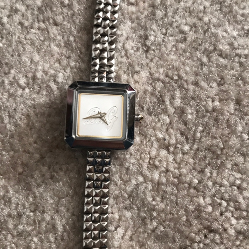 Ladies D & G silver watch.